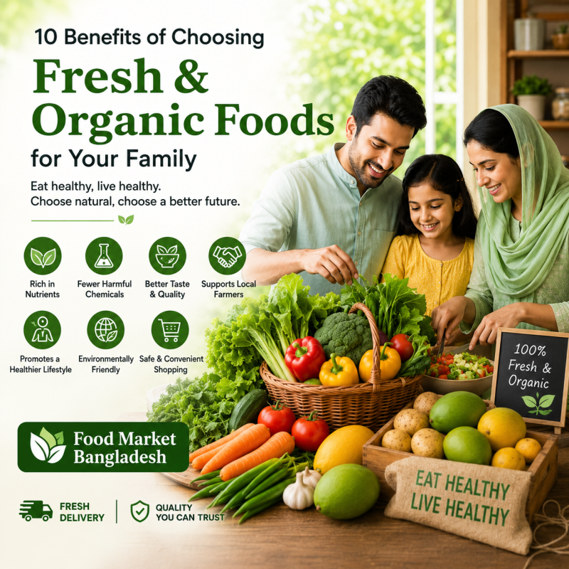 10 Benefits of Choosing Fresh and Organic Foods for Your Family